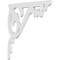 Ekena Millwork Amber Architectural Grade PVC Bracket, 5/8"W X 16"D X 16"H BKTP01X16X16AE - alternate 1